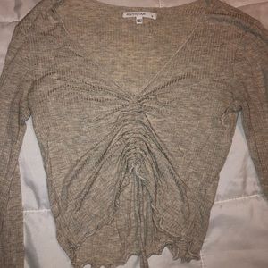 Long sleeve crop top